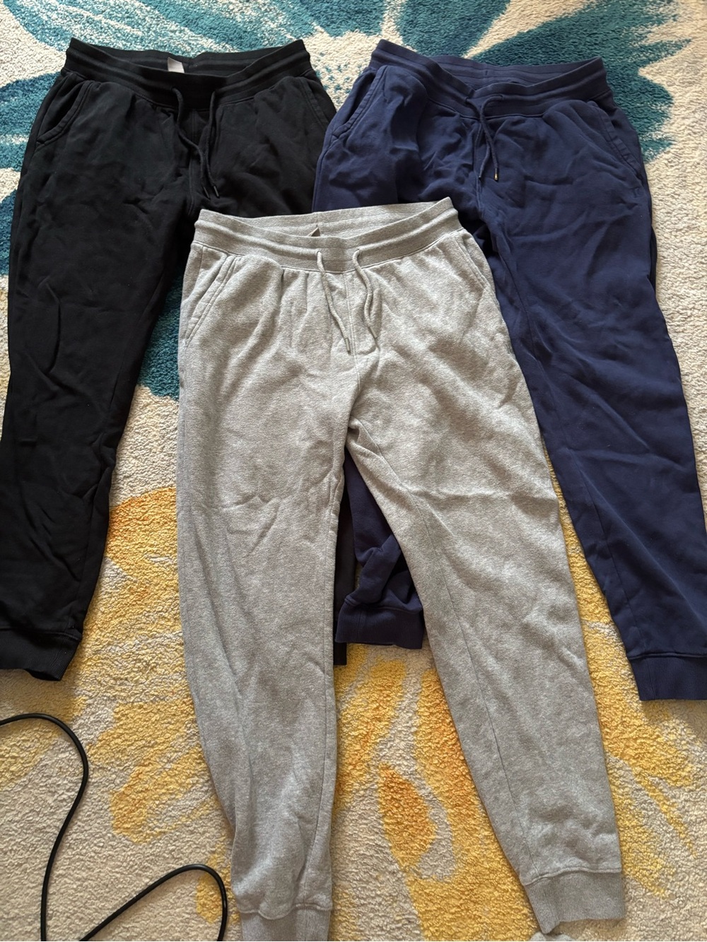 Hurley Men's Jogger Pants - Black, Navy, Gray